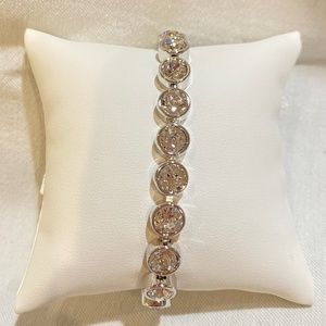 Touchstone Crystal, White Ice Bracelet, Original Box with Sleeve